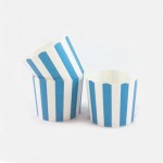 Μπλε Ριγέ Φόρμα Cupcake Μικρή